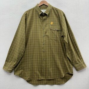 Boyt Harness Company Men's XL Button Down Shirt Plaid SCI